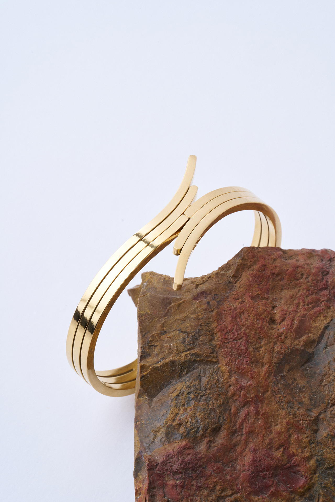 Abstract Modern Çelik Bileklik - Mirey (1)