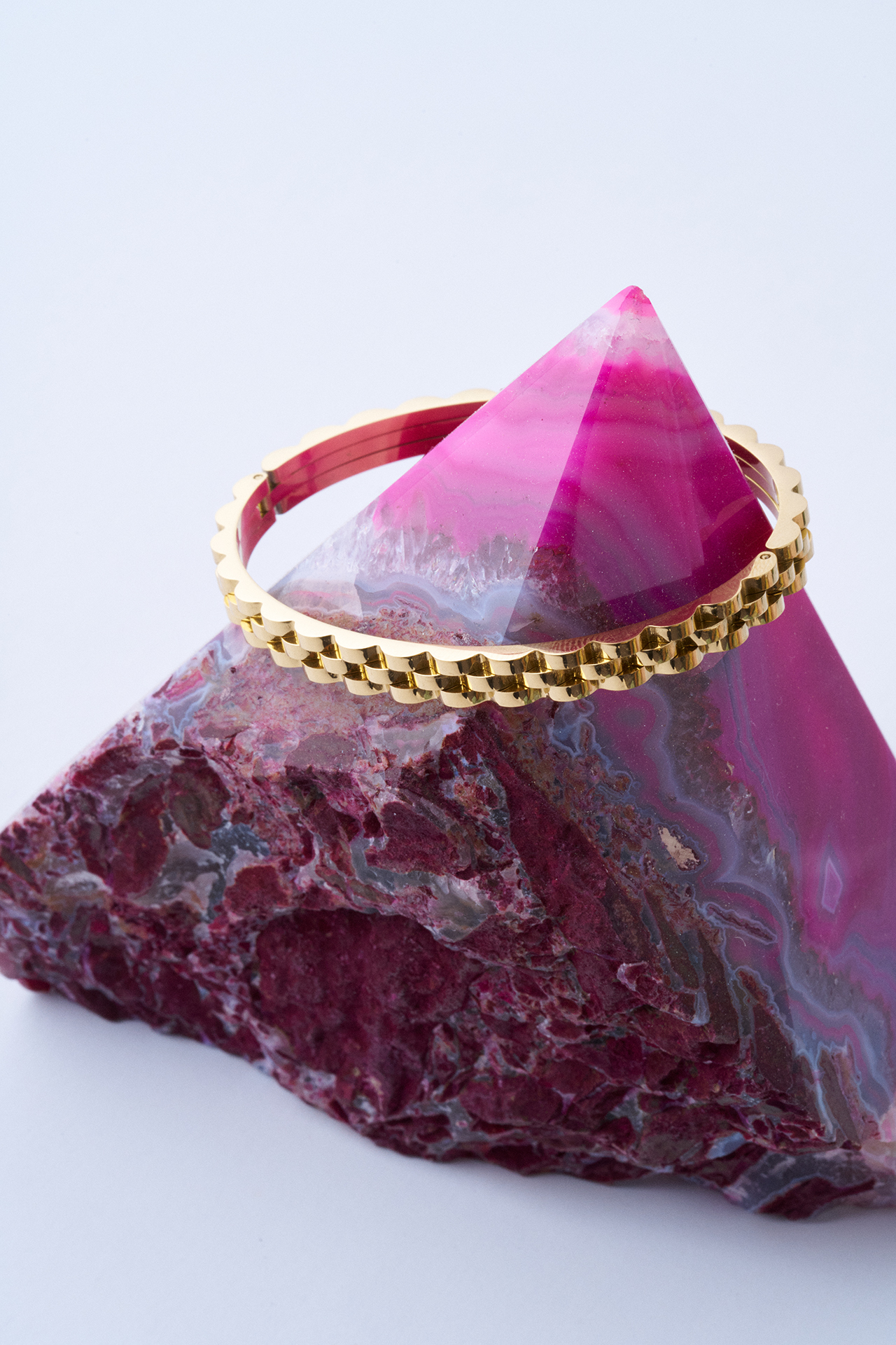 Classical Pattern Çelik Bileklik - Mirey (1)