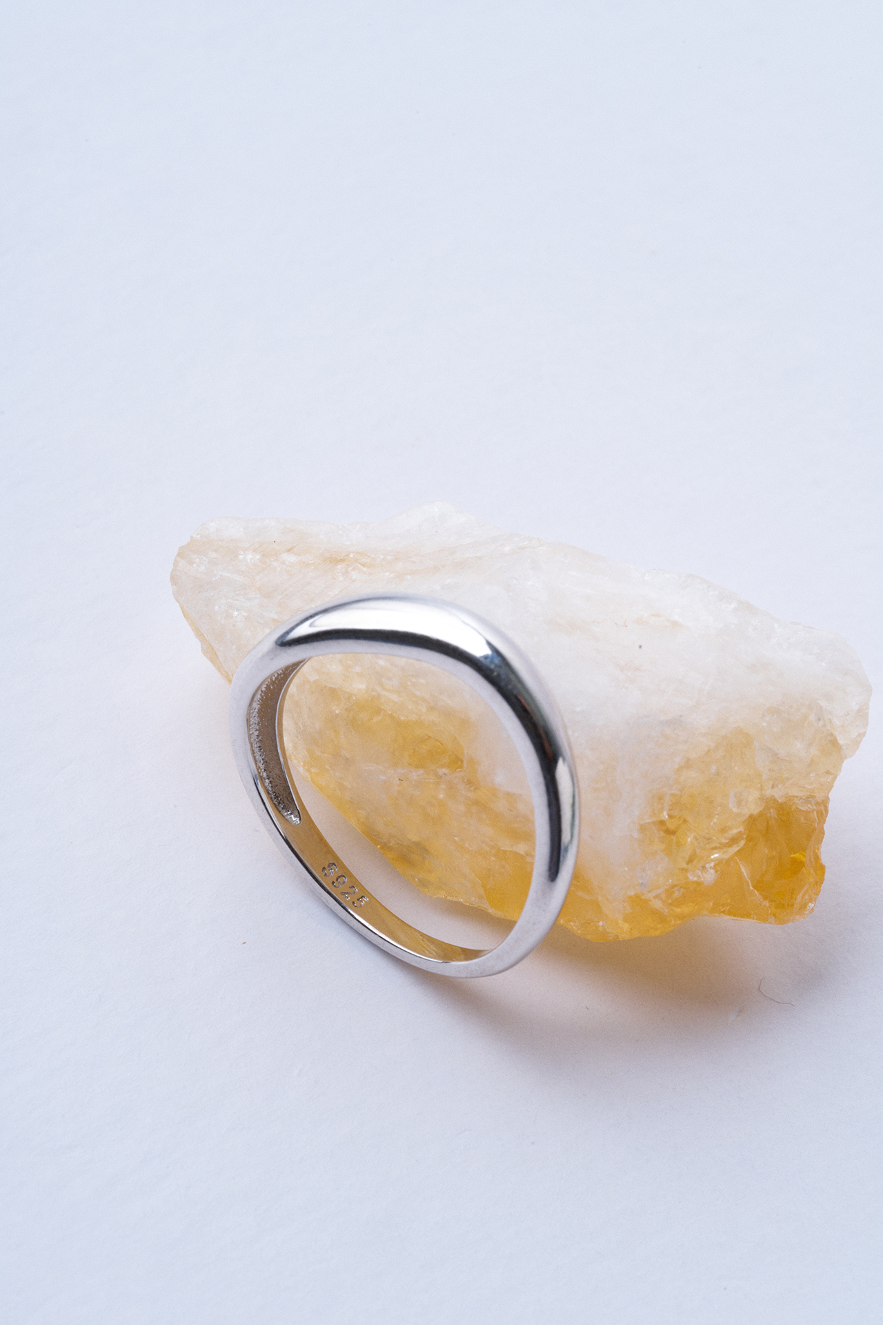 Curve Silver 925 Ayar Gümüş Yüzük - Mirey (1)