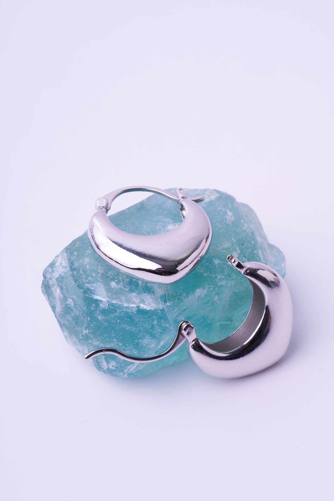 Cute Mini Bag Küpe - Silver - Mirey (1)