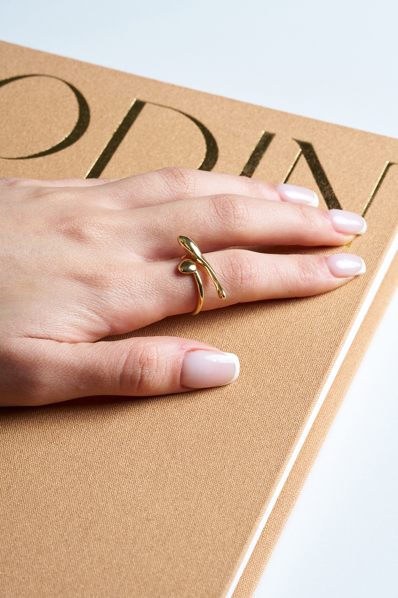 Dainty Ayarlanabilir Çelik Yüzük - Mirey