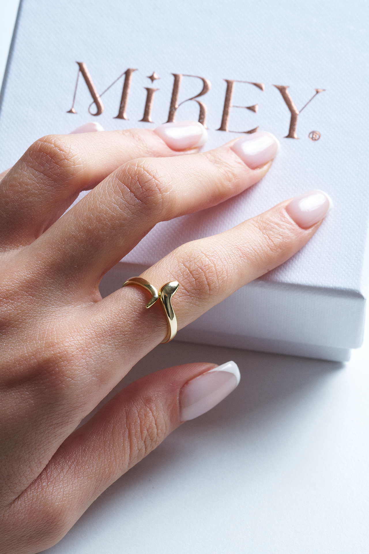 Gold Snake Ayarlanabilir Çelik Yüzük - 2