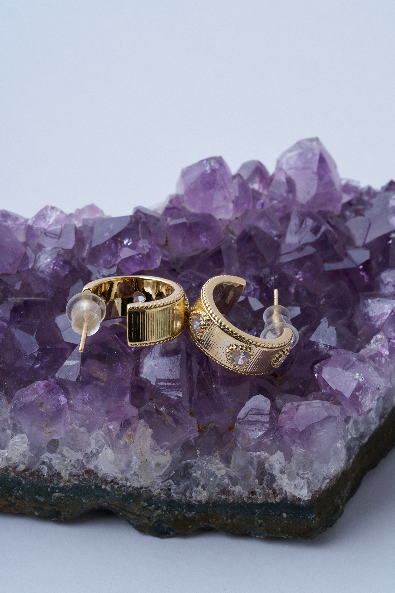 Half Circle Çelik Küpe - Mirey (1)