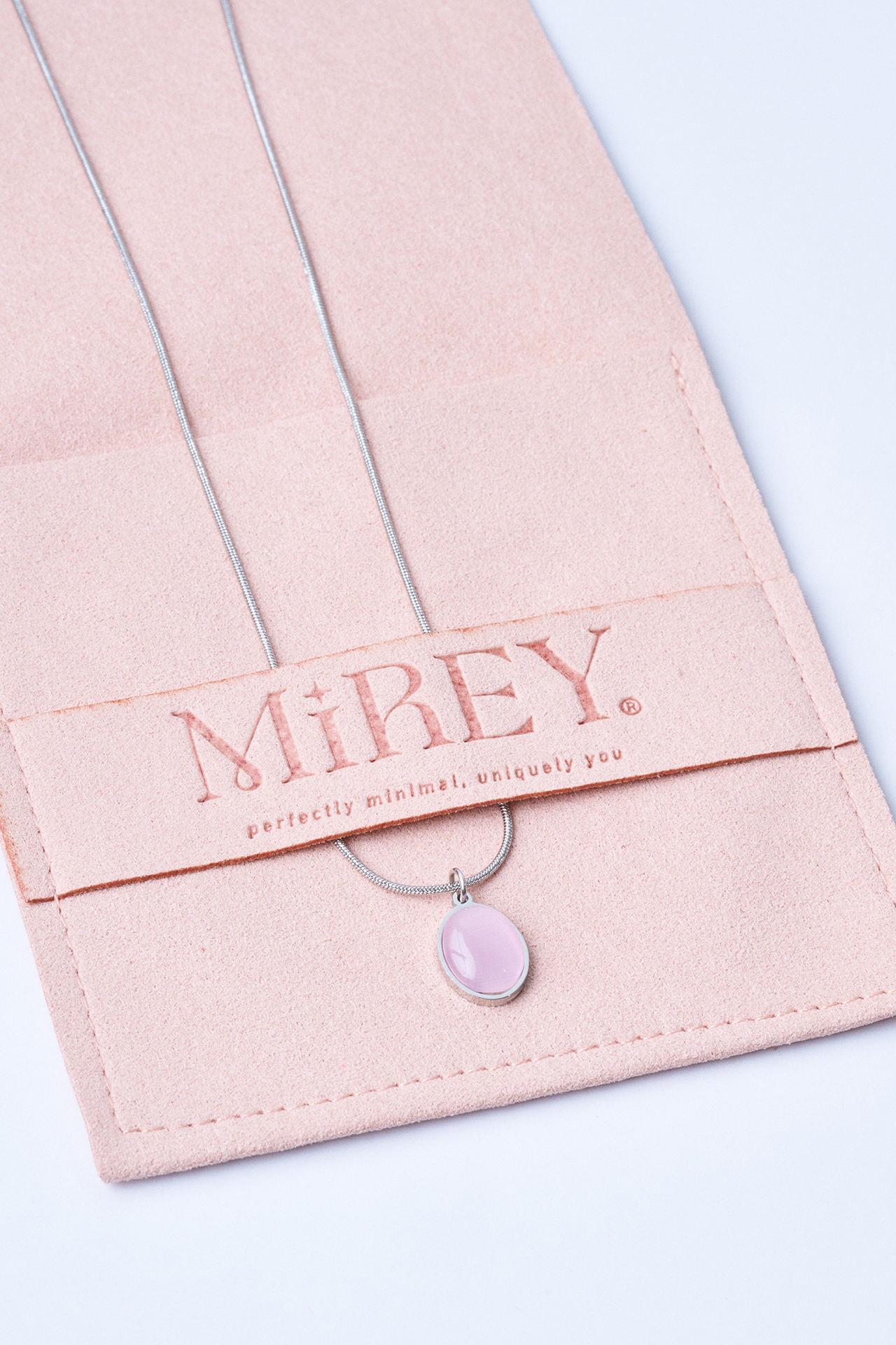 Kallyse Pink Çelik Kolye - 2