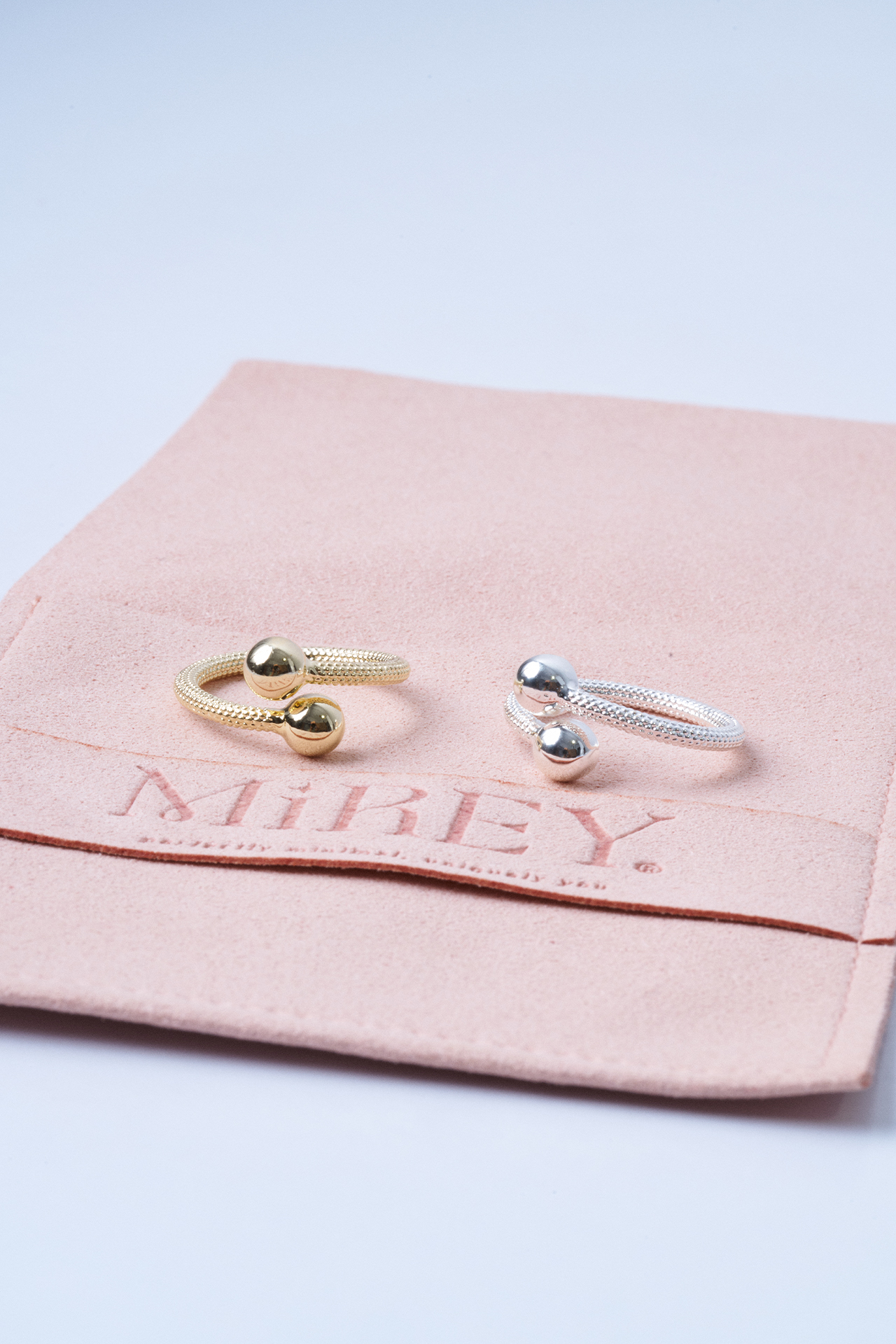 Magnet Ball Silver Ayarlanabilir Çelik Yüzük - 5