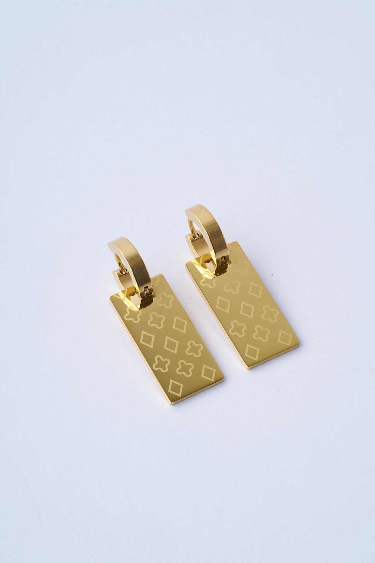 Patern Çelik Küpe - Mirey