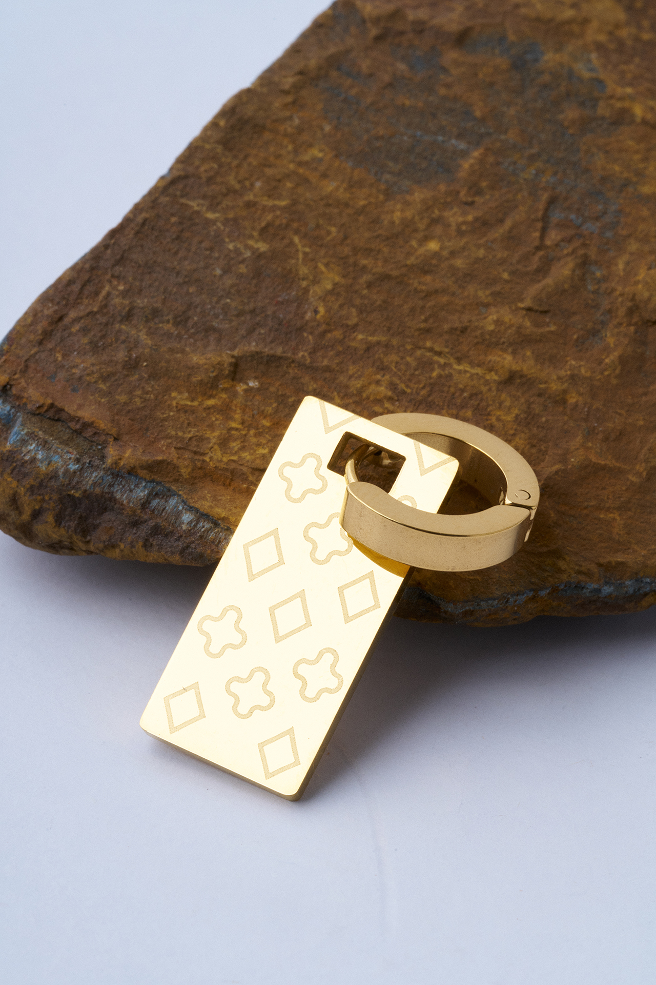 Patern Çelik Küpe - Mirey (1)