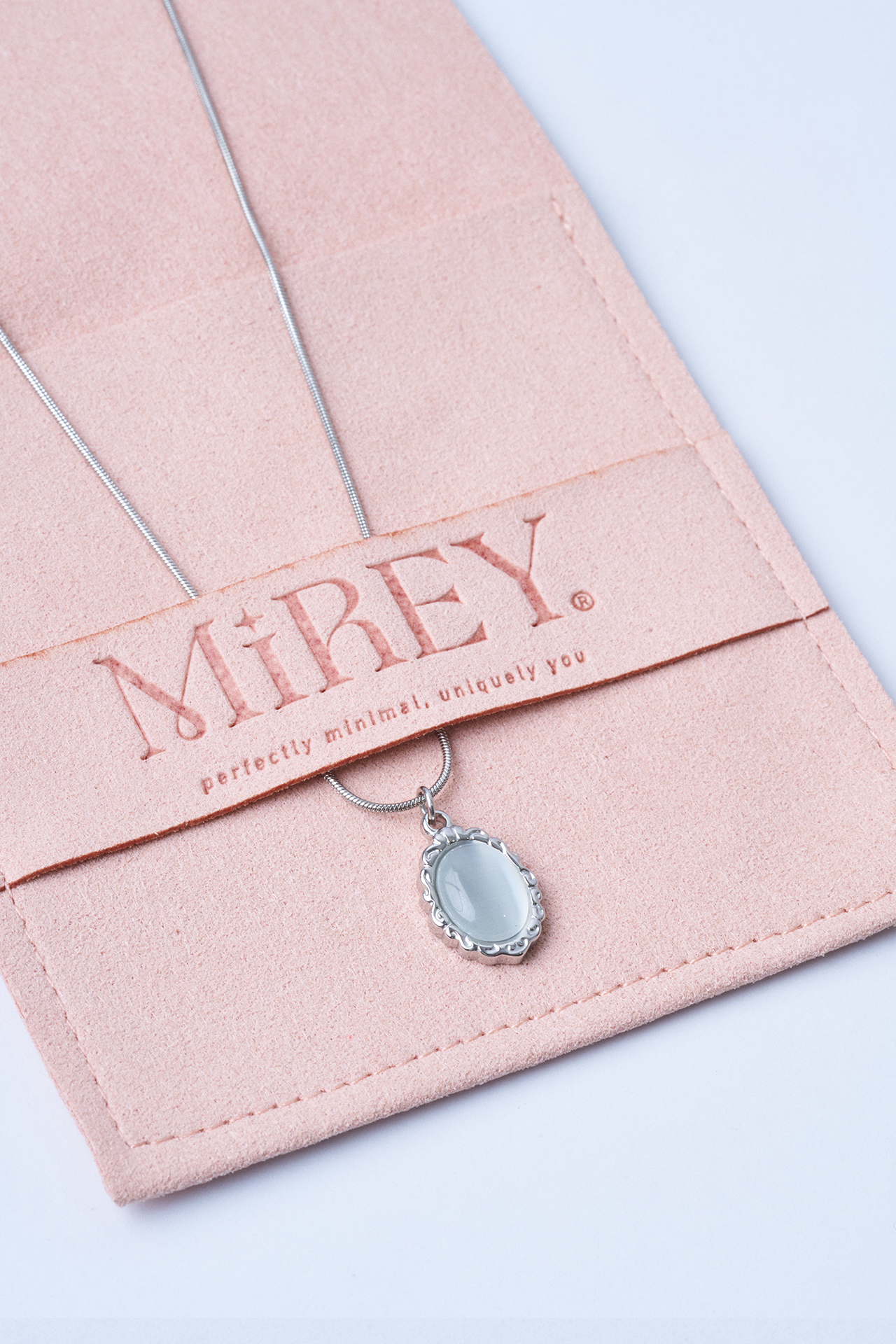 Retro Grey Çelik Kolye - 2