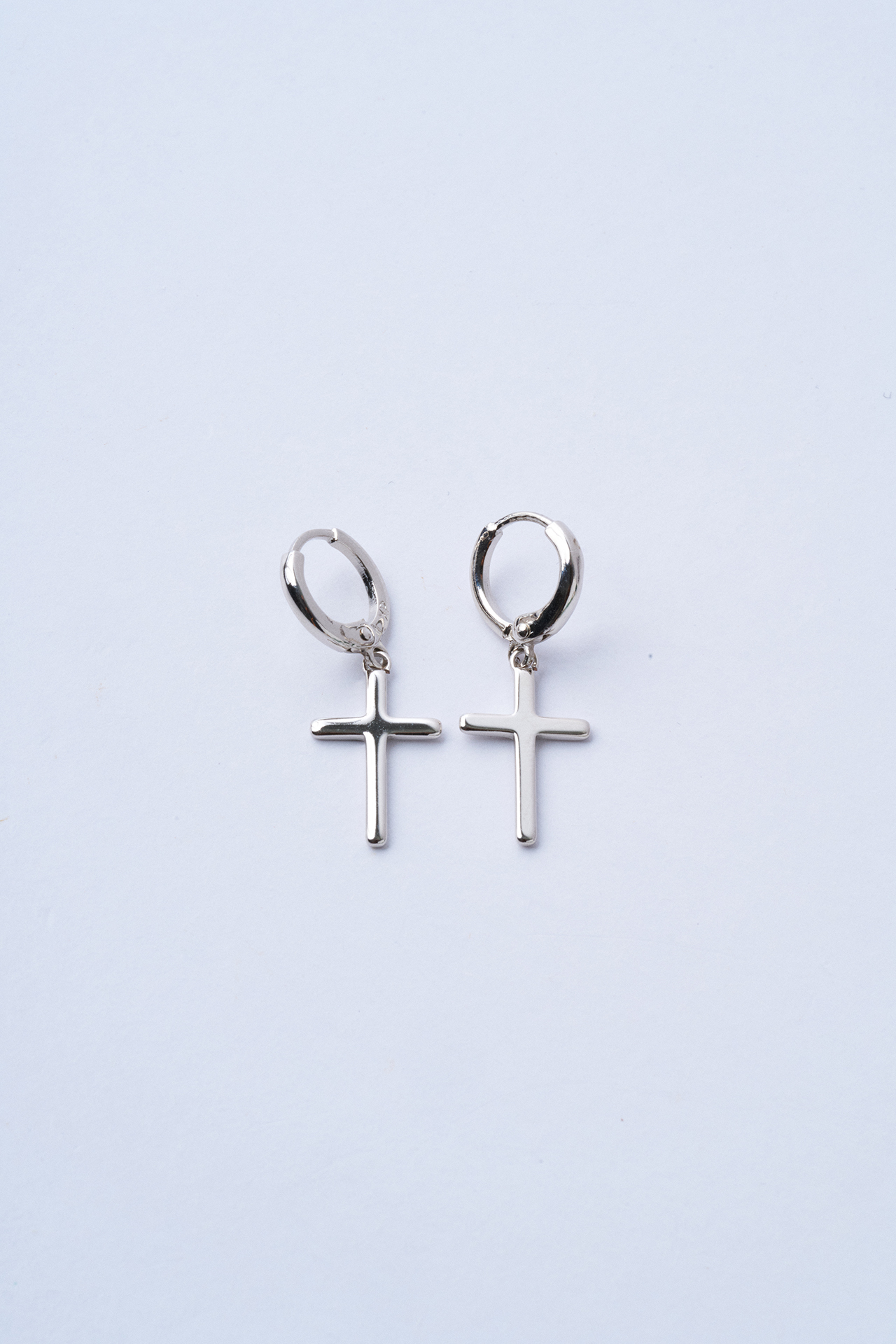 Sade Haç Çelik Küpe - Mirey