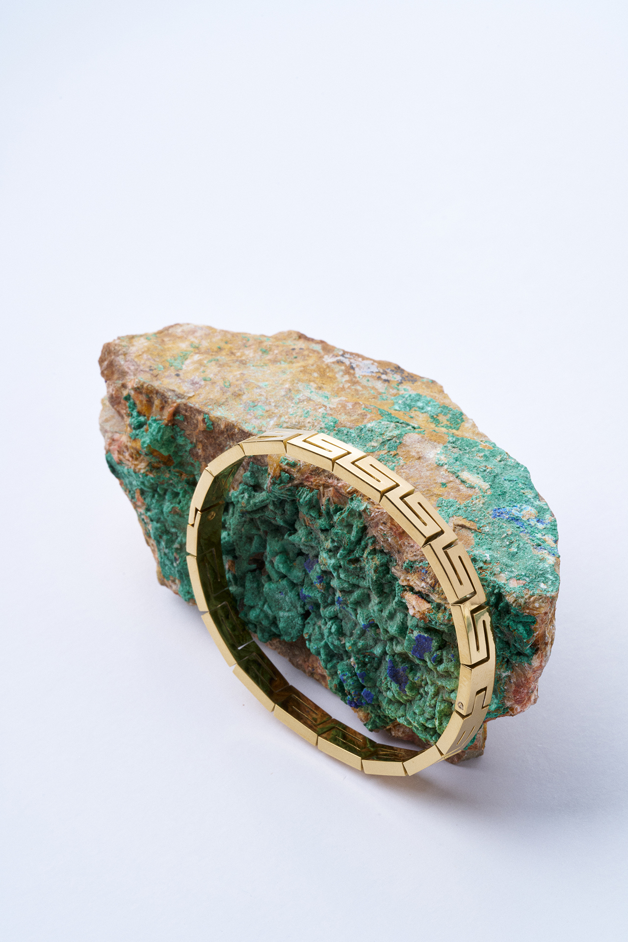 Snake Desenli Çelik Bileklik - Mirey (1)