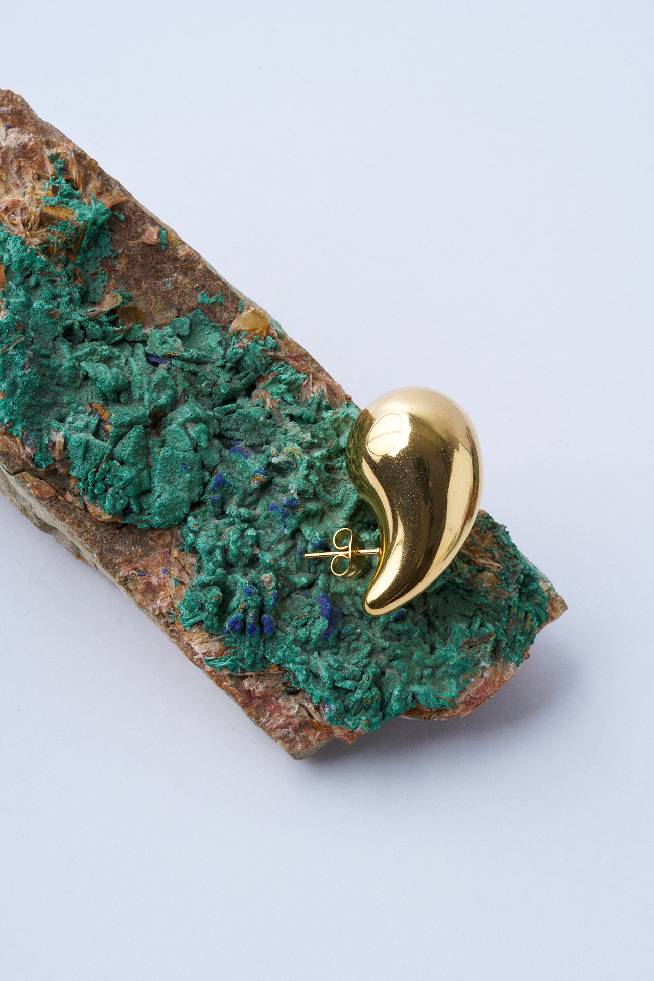 Su Damlası Çelik Küpe - Mirey (1)