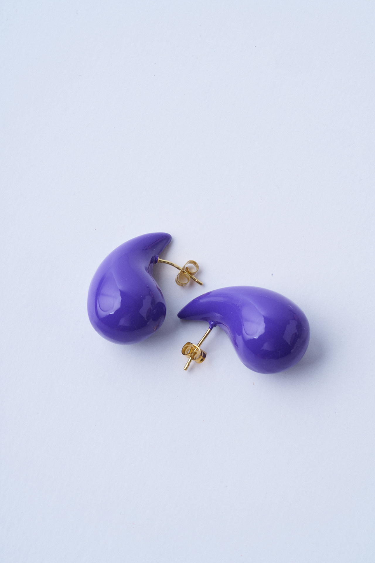 Su Damlası Küpe - Mor - Mirey (1)