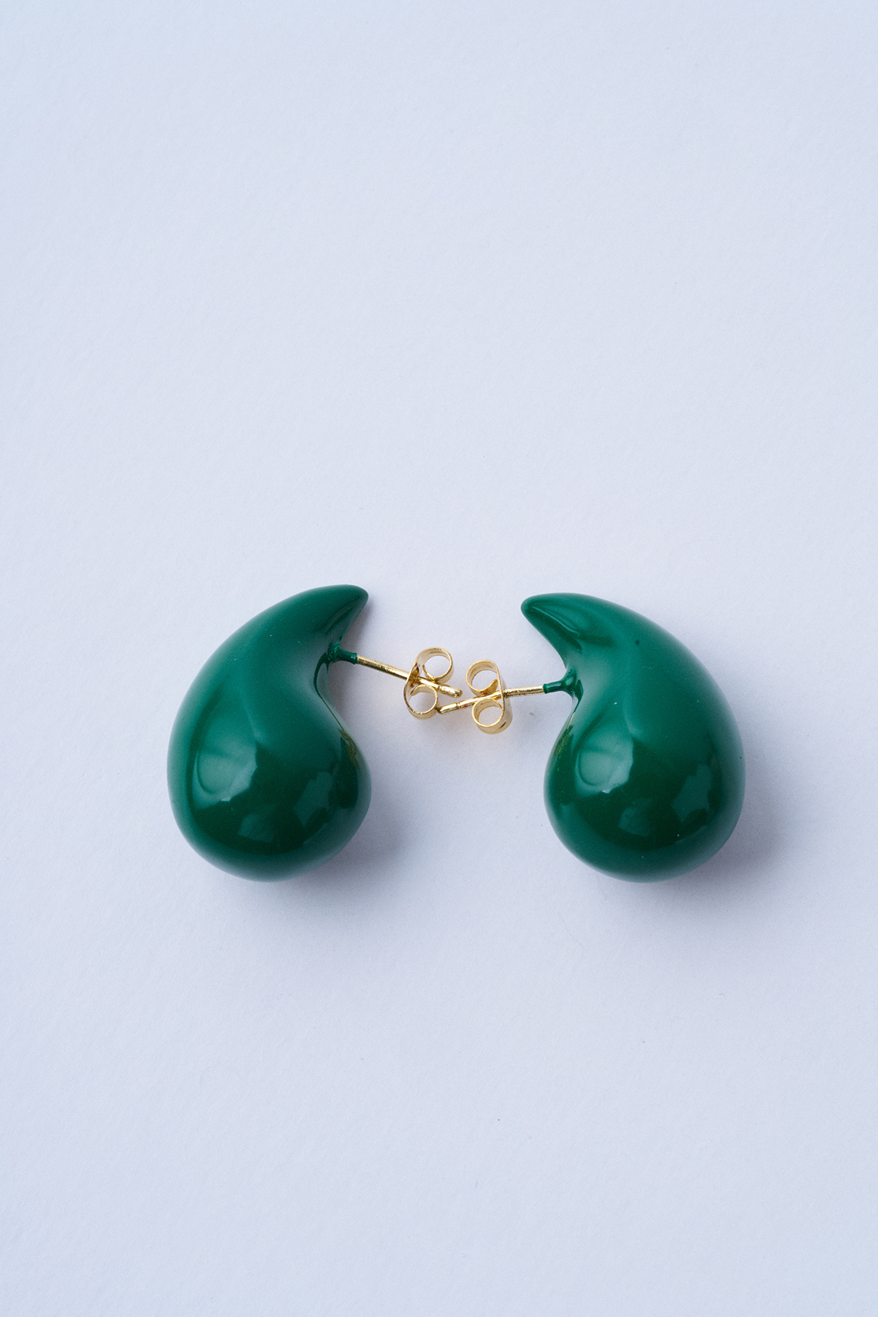 Su Damlası Küpe - Yeşil - Mirey