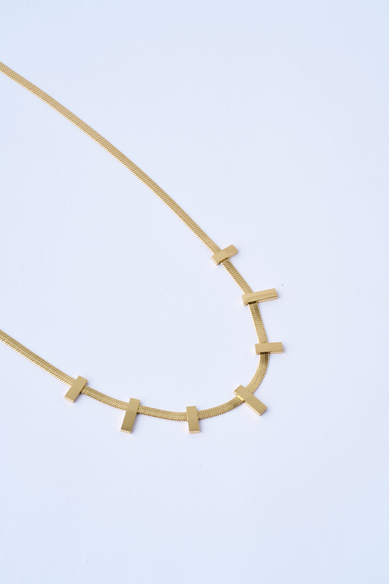 Tallinn Gold Çelik Kolye