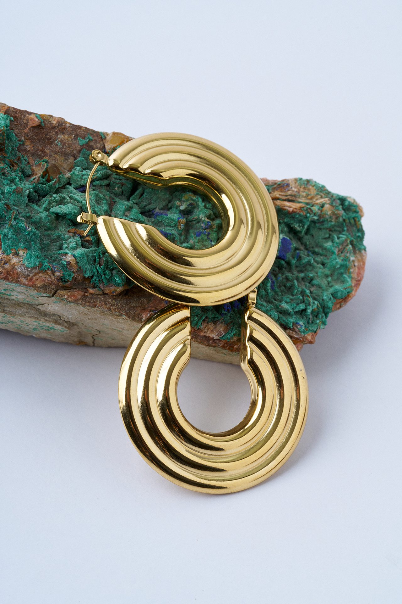 Water Wave Çelik Küpe - Mirey (1)