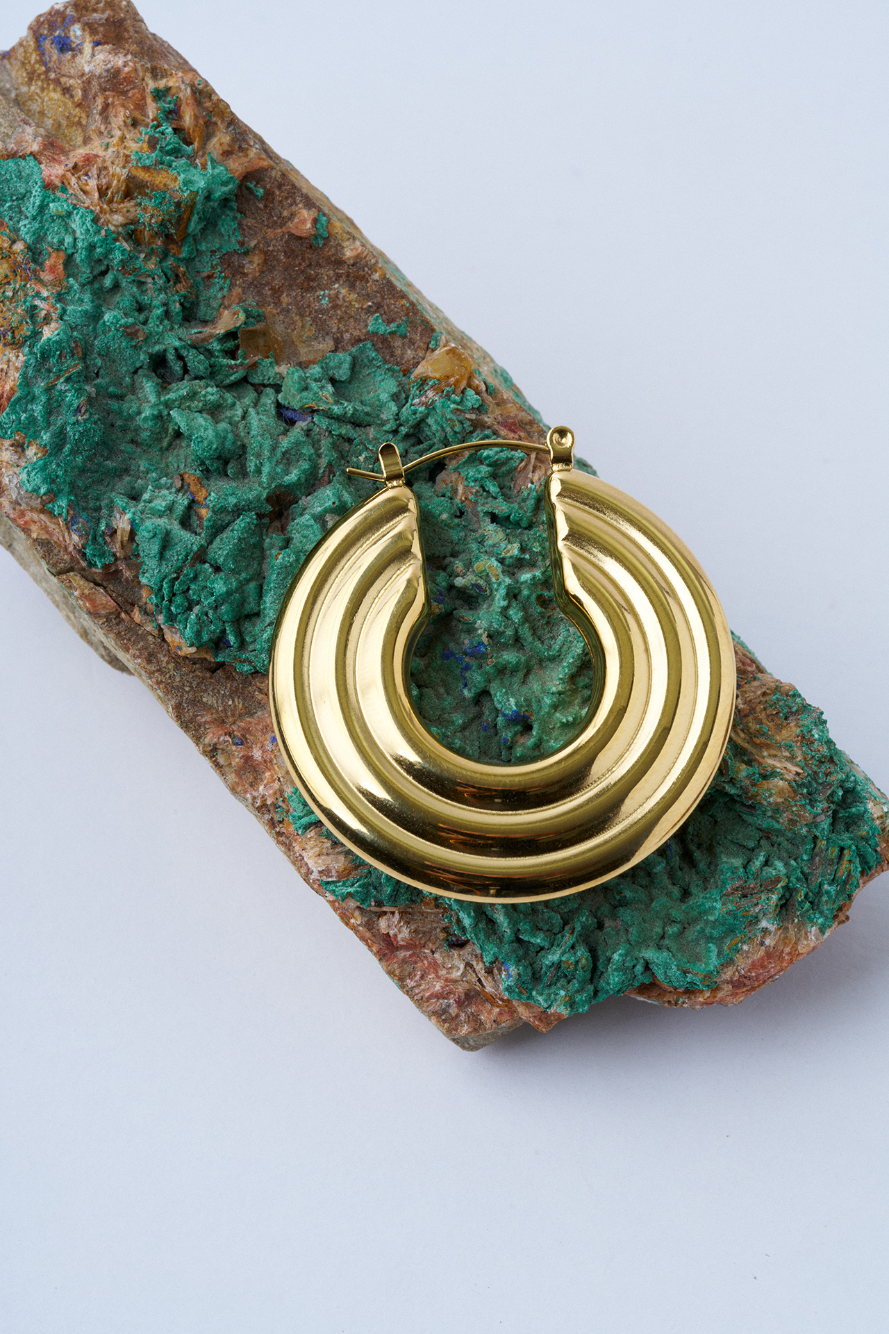 Water Wave Çelik Küpe - Mirey (1)